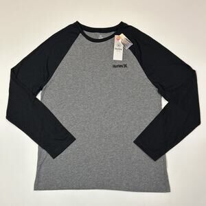 Hurley Raglan Long Sleeve Shirt M NWT